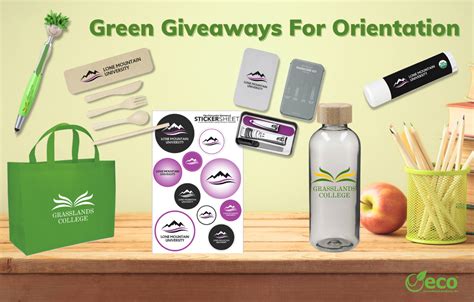 green giveaways|sustainable giveaway items.